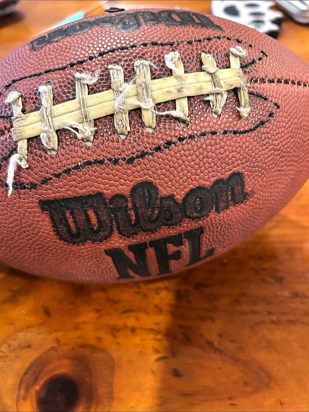 Wilson NFL Official Game or Replica Football Brown